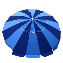 Load image into Gallery viewer, Beachkit Carnivale Beach Umbrella 240cm (8 Foot) - Royal &amp; Navy - Cronulla Living
