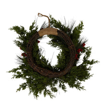 Load image into Gallery viewer, Cypress Berry Wreath