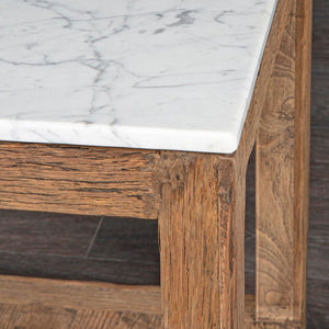 Denver Console - Marble and Oak