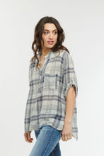 Load image into Gallery viewer, Italian Star - Rodeo Shirt Light Grey Check