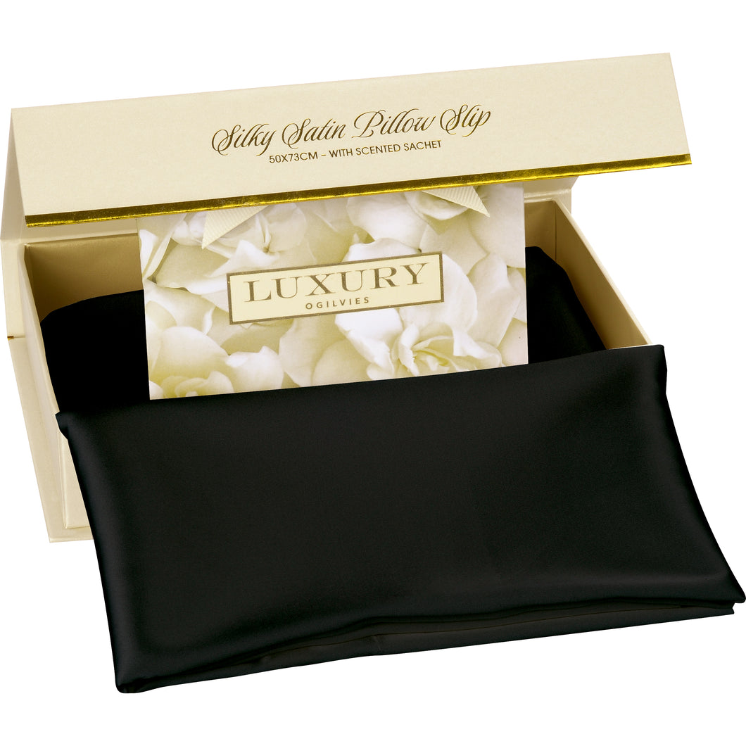 Silky Satin Pillow Slip - Gift Boxed