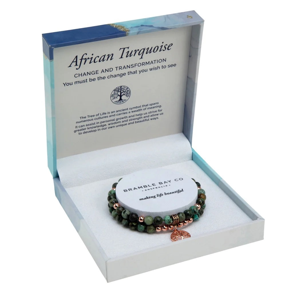 African Turquoise Healing Energy Bracelet Bracelet  DharmaShop