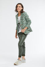 Load image into Gallery viewer, Italian Star Metallic Jeans - Military Green