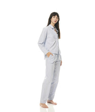 Load image into Gallery viewer, Aubrey Pinstripe Cotton Pyjamas By Gingerlilly Sleepwear