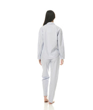 Load image into Gallery viewer, Aubrey Pinstripe Cotton Pyjamas By Gingerlilly Sleepwear
