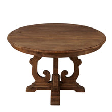Load image into Gallery viewer, Round Wooden Dining Table Natural