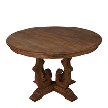 Load image into Gallery viewer, Round Wooden Dining Table Natural