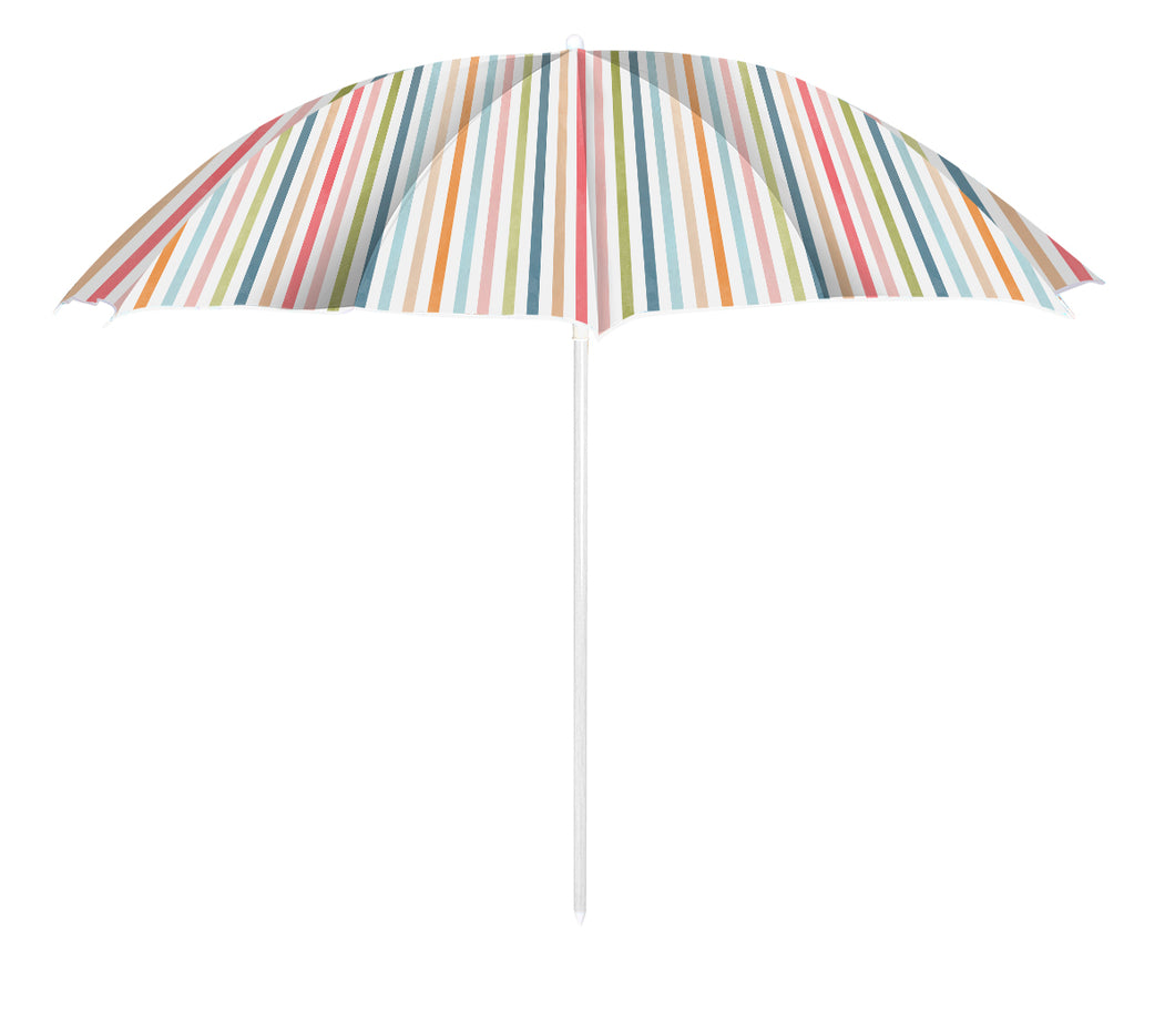 Beach umbrella - Pastel Stripe 180cm
