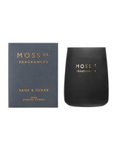 Load image into Gallery viewer, Moss St Fragrances - Sage &amp; Cedar Scented Soy Candle - Cronulla Living