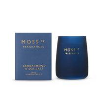 Load image into Gallery viewer, Moss St Fragrances - Sandalwood &amp; Sea Salt Scented Soy Candle - Cronulla Living