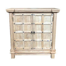 Load image into Gallery viewer, Antique Look Chinese Reproduction 2 Door Cabinet Tall with Stud Detail