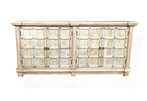 Antique Look Chinese Reproduction 4 Door Buffet with Stud Detail 160cm
