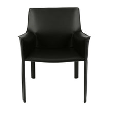 Load image into Gallery viewer, Hansom Dining Arm Chair in Black