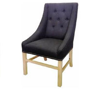 Load image into Gallery viewer, Hennessy High Back Dining Chair with Button Detailing