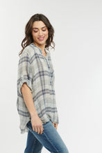 Load image into Gallery viewer, Italian Star - Rodeo Shirt Light Grey Check