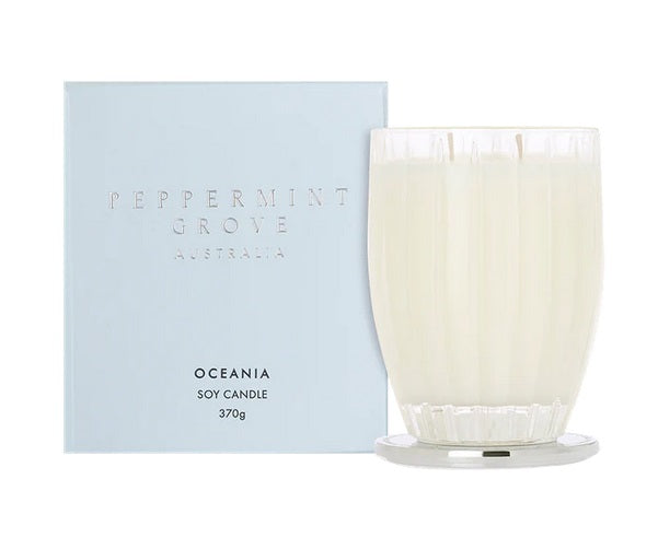 Peppermint Grove - Oceania Soy Candle 370g - Cronulla Living