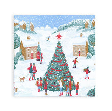 Load image into Gallery viewer, Christmas Wonderland Airlaid Paper Napkins 50pk