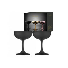 Load image into Gallery viewer, Matte Black Coupe Glasses 2pk - Tempa Aurora