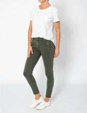 Load image into Gallery viewer, Italian Star Button Jeans - Khaki
