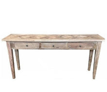 Load image into Gallery viewer, Casablanca Hall Table Recycled Elm Timber with Draws