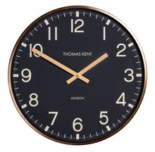 Load image into Gallery viewer, Thomas Kent Clocksmith Wall Clock with Arabic Numerals 30cm - Black Face