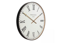 Load image into Gallery viewer, Thomas Kent Clocksmith Wall Clock with Roman Numerals 30cm - White Face