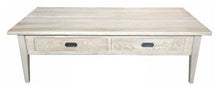 Load image into Gallery viewer, Hamptons 2 Draw Coffee Table Greywashed oak