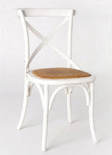 Load image into Gallery viewer, Cross Back Dining Chair White