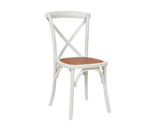 Load image into Gallery viewer, Cross Back Dining Chair White