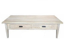 Load image into Gallery viewer, Hamptons 2 Draw Coffee Table Greywashed oak