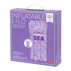 Legami Inflatable Lilo - Jellyfish