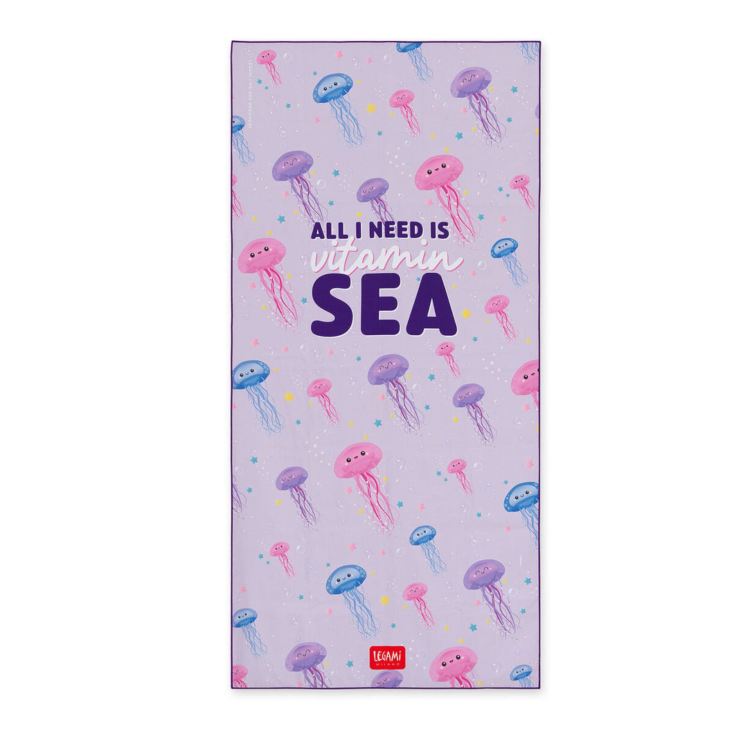 Legami Beach Towel - Jellyfish