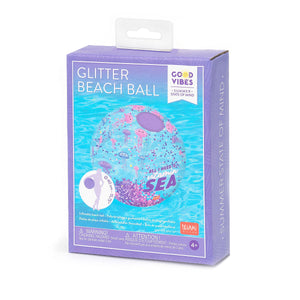 Legami Inflatable Glitter Beach Ball - Jellyfish