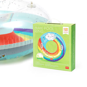 Legami Inflatable Maxi Pool Ring - Rainbow
