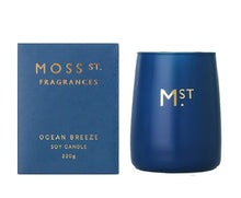 Load image into Gallery viewer, Moss St Fragrances - Ocean Breeze Scented Soy Candle 320g - Cronulla Living