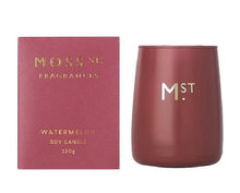 Load image into Gallery viewer, Moss St Fragrances - Watermelon Scented Soy Candle 320g - Cronulla Living