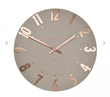 Load image into Gallery viewer, Thomas Kent Mulberry Wall Clock - Rose Gold