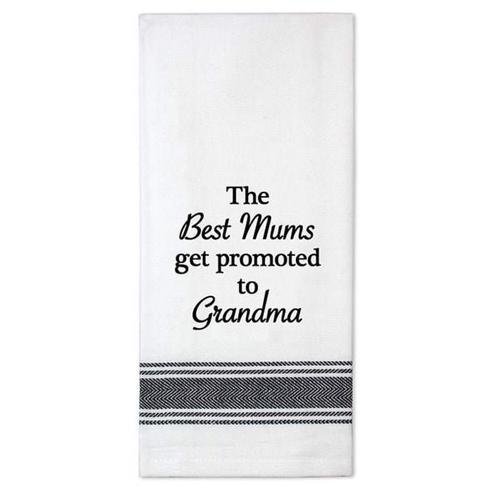 Tea Towel - Best Mums are Promoted...