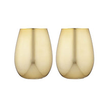 Load image into Gallery viewer, Gold Tumbler Set of 2 - Tempa Aurora
