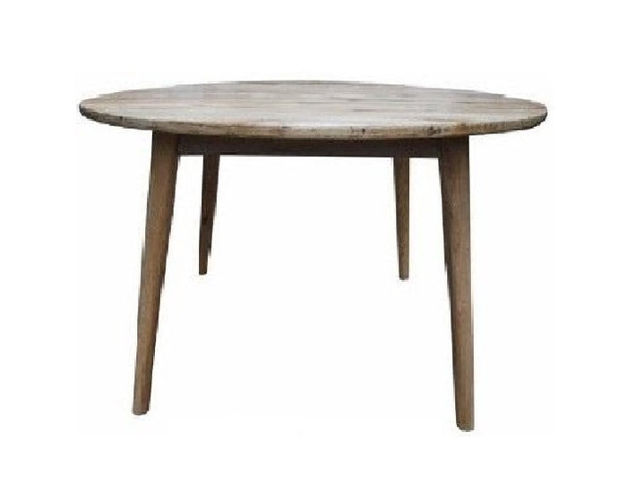 Round Oakwood Dining Table - Tiffany
